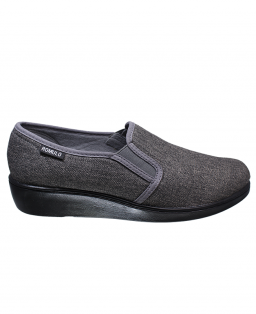 Romulo mocasín textil mujer