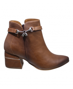 Botines Para Mujer Canela