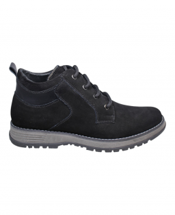 Bota casual negra para hombre